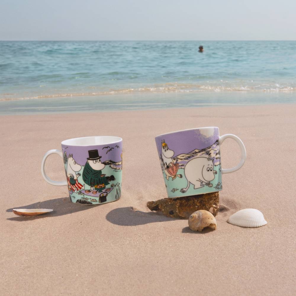 Kubek porcelanowy 300ml Lato 2025 Beach Day Moomin Arabia