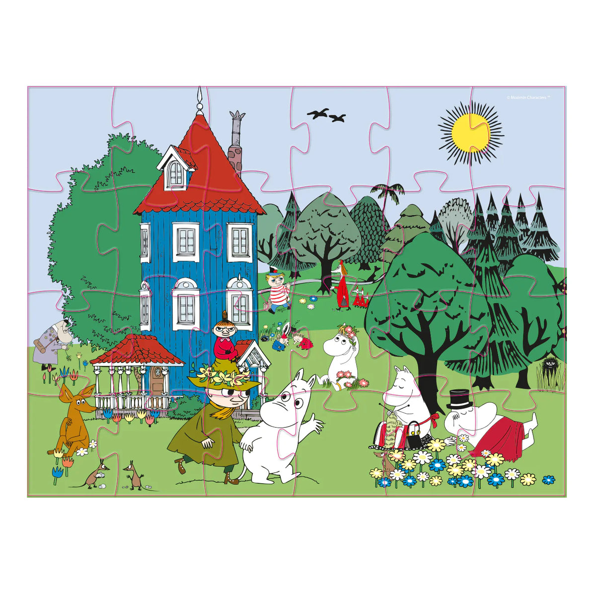 Puzzle Muminek 24 el. Barbo Toys