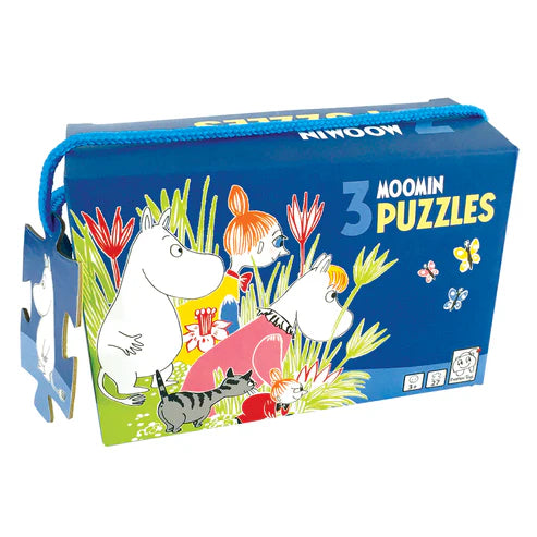 Zestaw 3 układanek Muminki - Barbo Toys