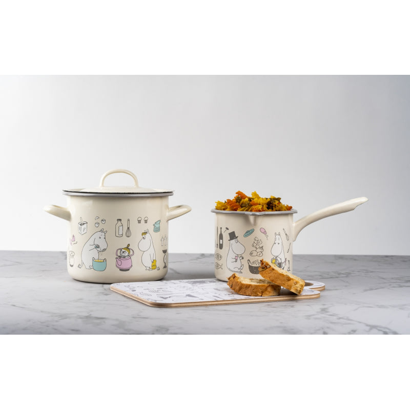 Rondel emaliowany 1300 ml Muminki Bon Apetit Muurla