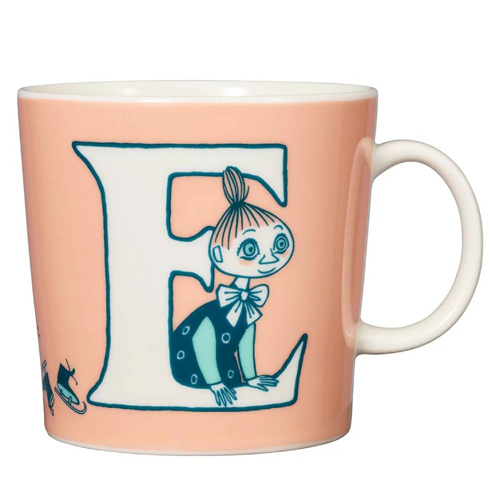 Kubek porcelanowy 400ml Muminki ABC &quot;E&quot; Moomin Arabia