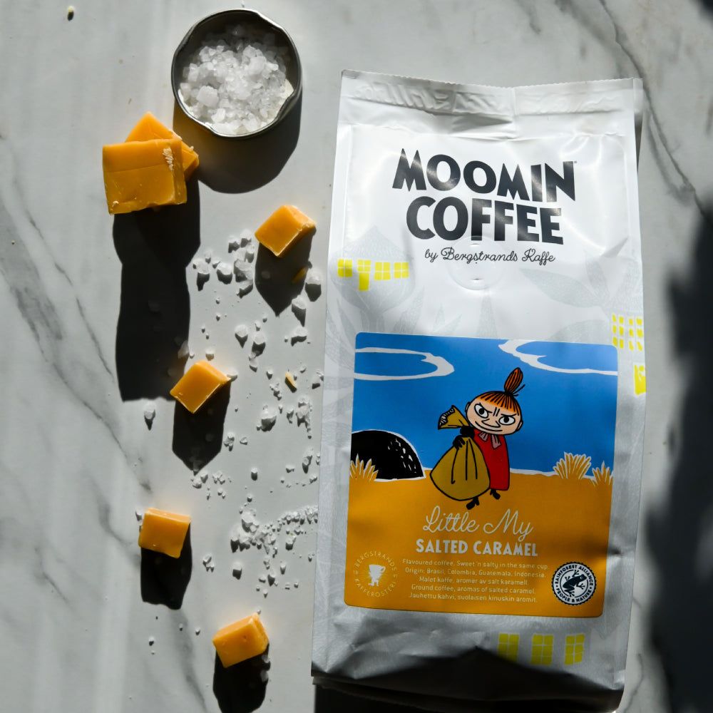 Kawa mielona Moomin Coffee Mała Mi (solony karmel) 250g Bergstrands