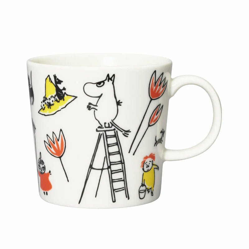 Zestaw 2 szt. kubków porcelanowych 300ml ABC Muminek i Włóczykij - Moomin Arabia