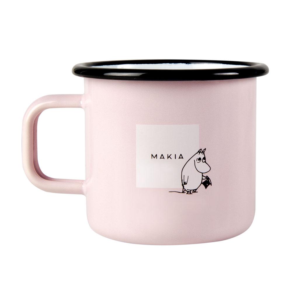 Kubek emaliowany 370ml Muminki x Makia (różowy) Muurla