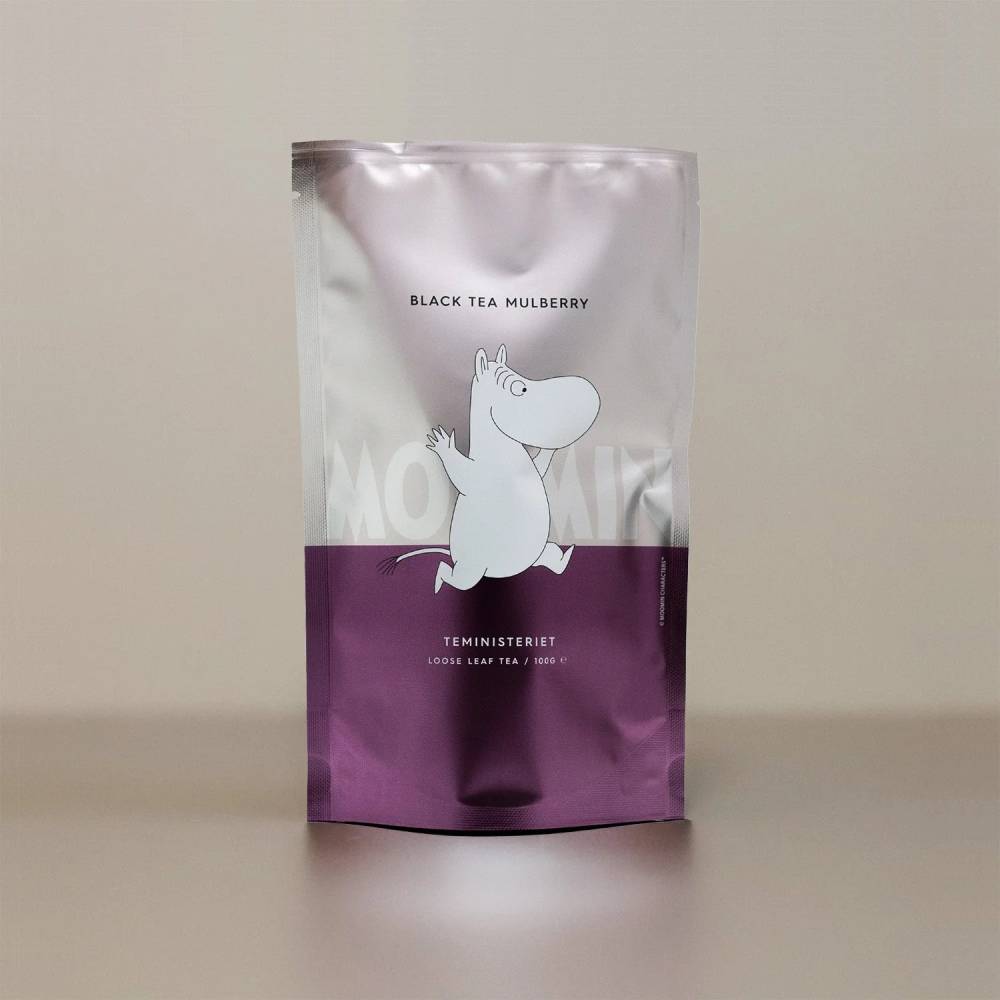 Herbata Moomin Black Tea Mulberry 100g opakowanie uzupełniające refill pack
