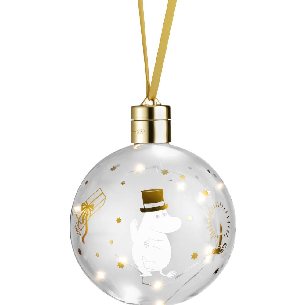 Bombka Bańka na choinkę z Muminkami LED Sparkling Stars Muurla