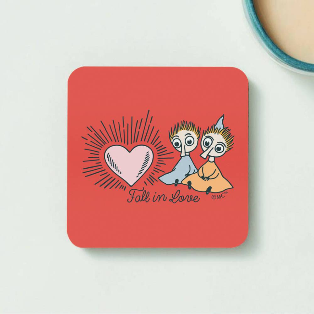 Drewniana podkładka Fall in Love - The Official Moomin Shop