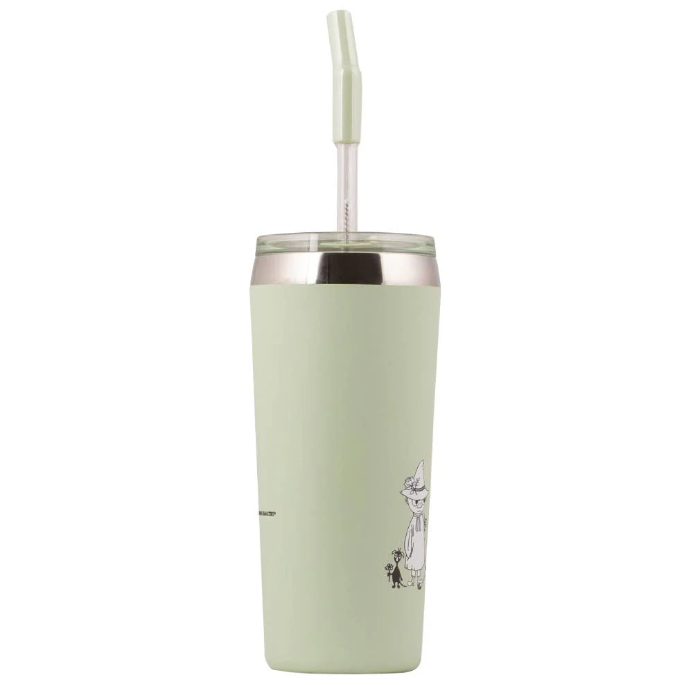 Kubek termiczny z rurką 0,6l Muminki (zielony) - SIGG