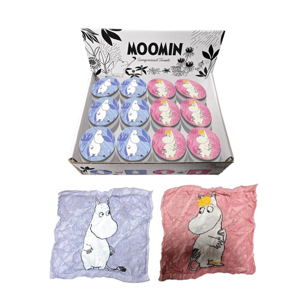 Ręcznik podróżny skompresowany Moomin Puckator