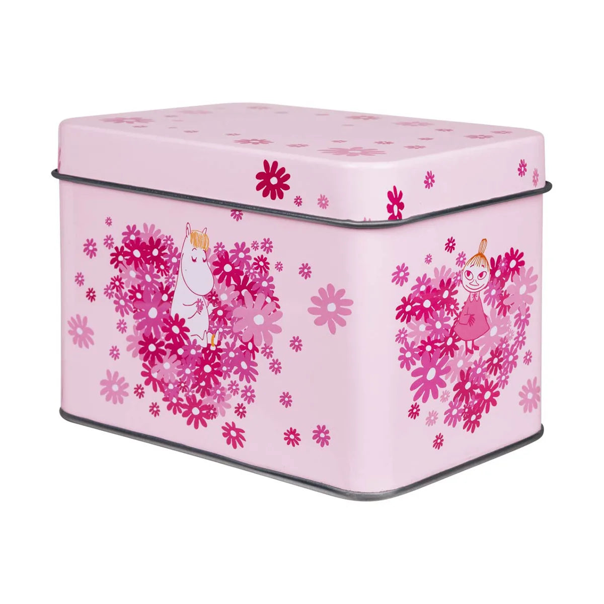 Metalowa puszka 15x9,5x8cm Muminki Flowerheart Martinex