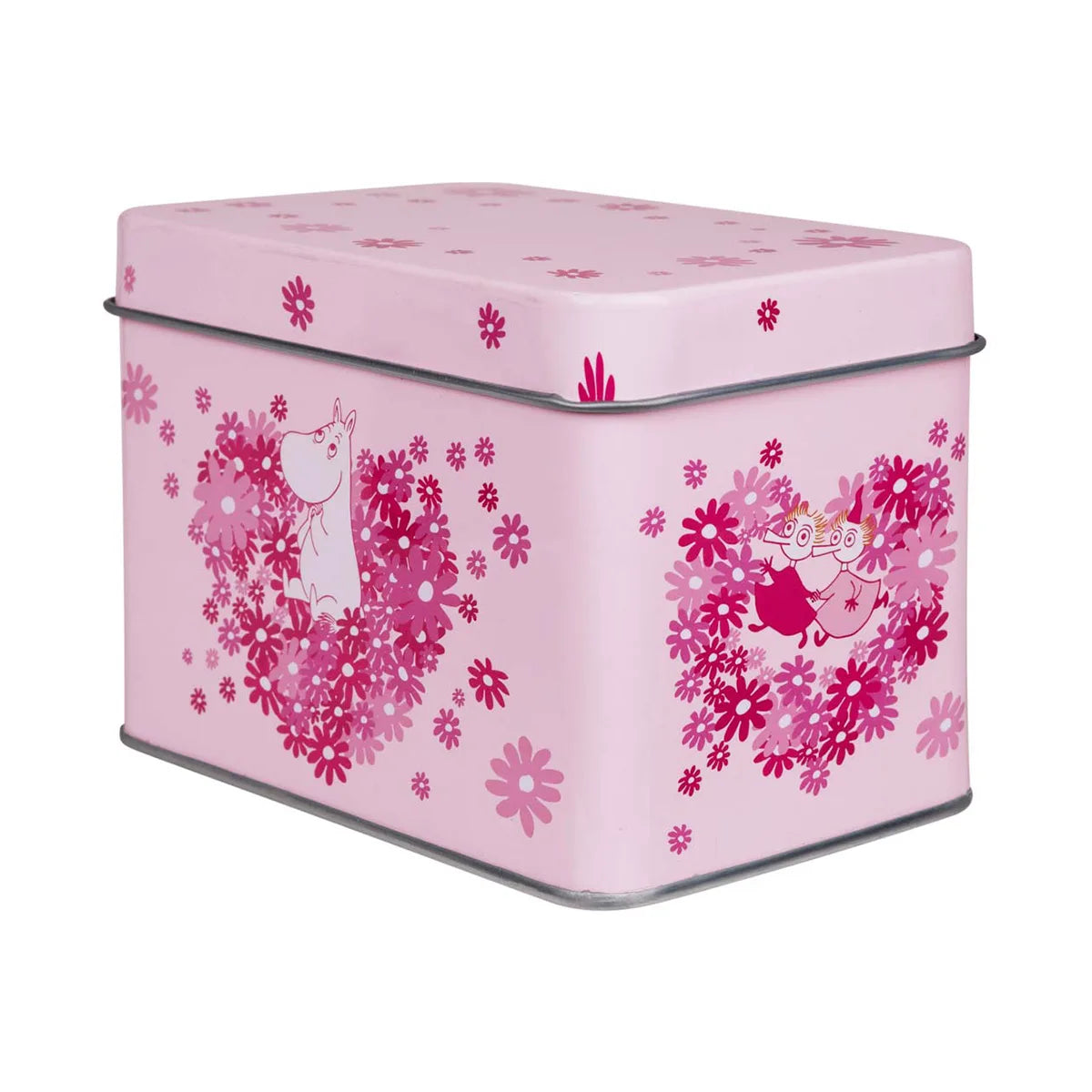 Metalowa puszka 15x9,5x8cm Muminki Flowerheart Martinex