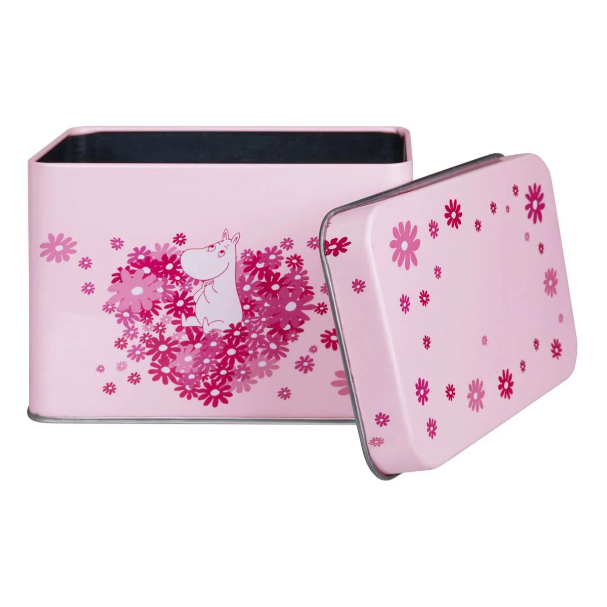 Metalowa puszka 15x9,5x8cm Muminki Flowerheart Martinex