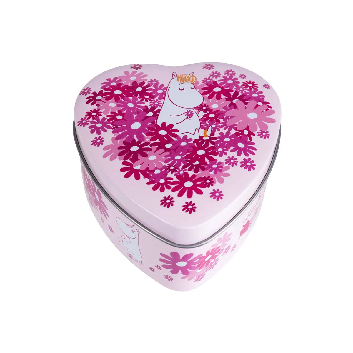 Metalowa puszka w kształcie serca Muminki Flowerheart Martinex