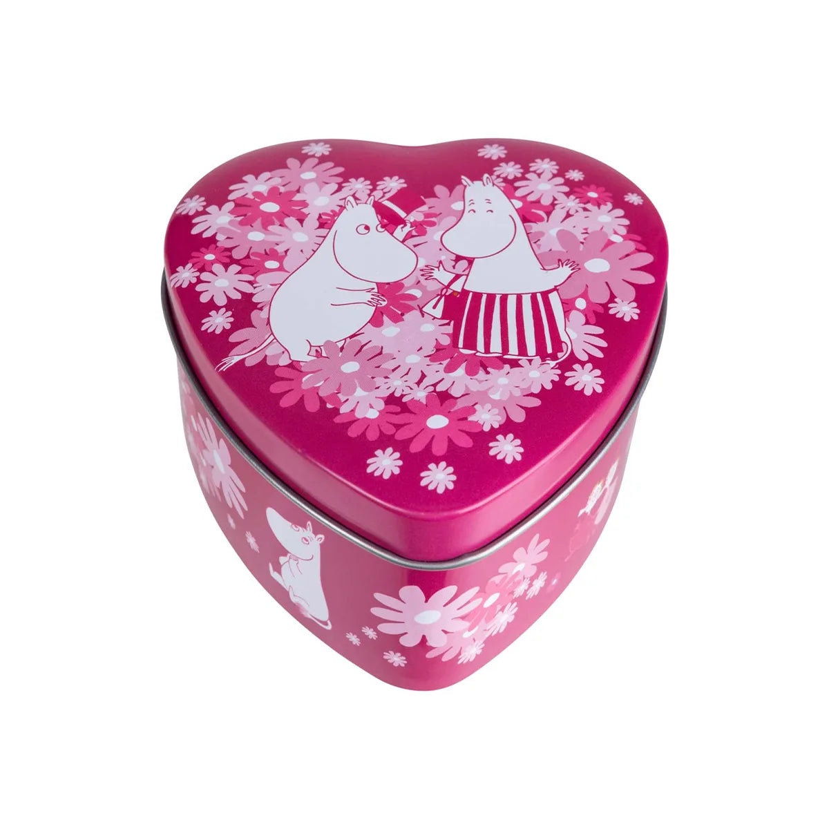 Metalowa puszka w kształcie serca Muminki Flowerheart Martinex