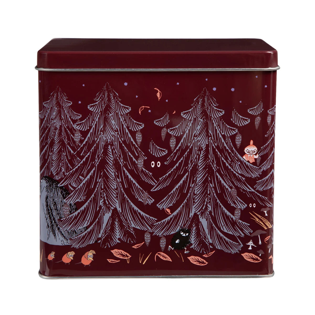 Metalowa puszka 15x14x9cm Muminki w lesie Martinex