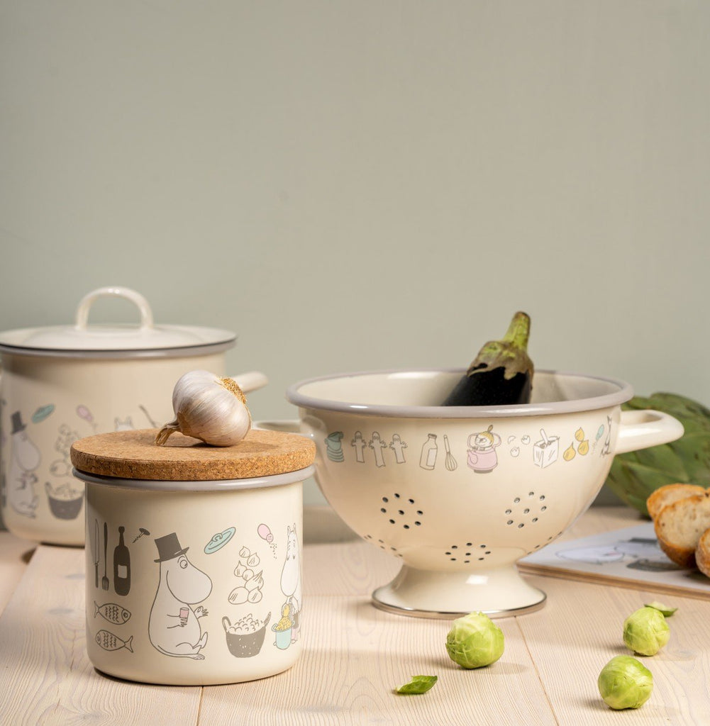 Cedzak Durszlak emaliowany Bon Apetit Muminki Muurla - OFICJALNY