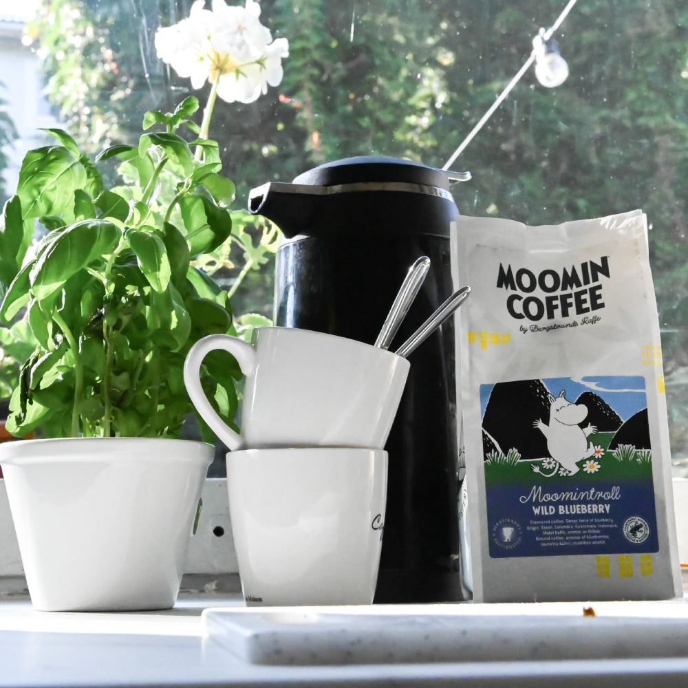 Kawa mielona Moomin Coffee Muminek (dzika jagoda) 250g Bergstrands