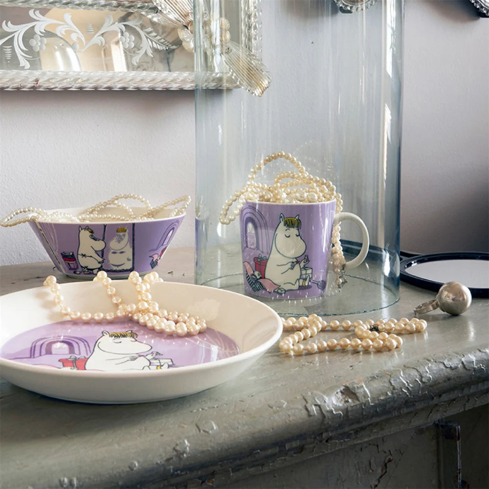 Zestaw porcelanowy (kubek, miska, talerz) Panna Migotka - Moomin Arabia