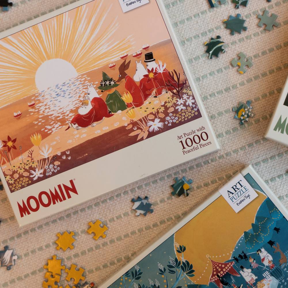 Puzzle Muminki 1000 el. Na plaży Barbo Toys
