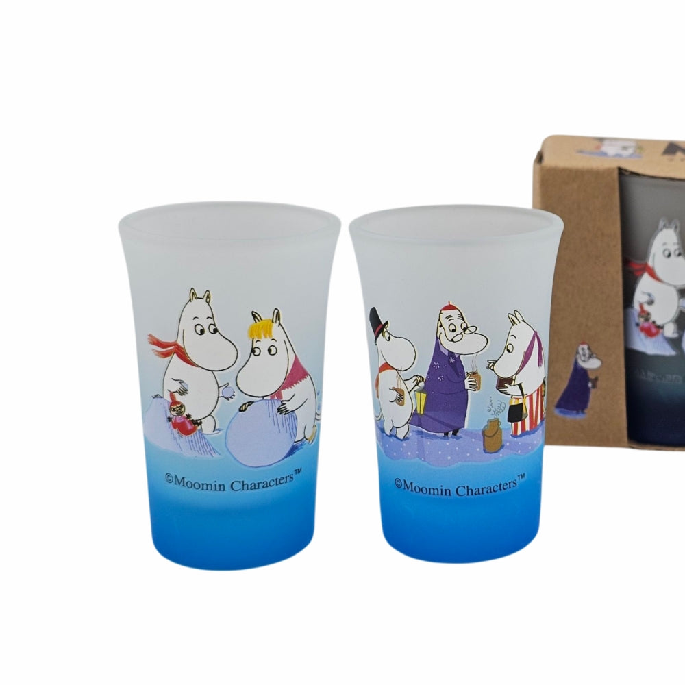 Zestaw 2 kieliszków Muminki Zima TMF Trade