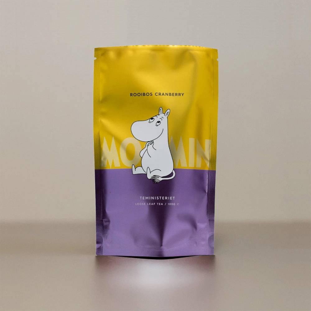 Herbata Moomin Rooibos Cranberry 100g opakowanie uzupełniające refill pack