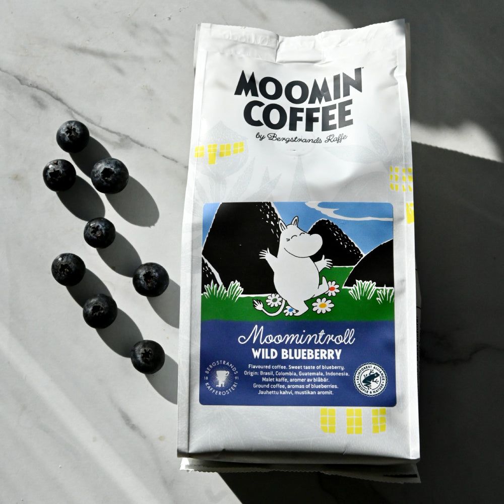 Kawa mielona Moomin Coffee Muminek (dzika jagoda) 250g Bergstrands