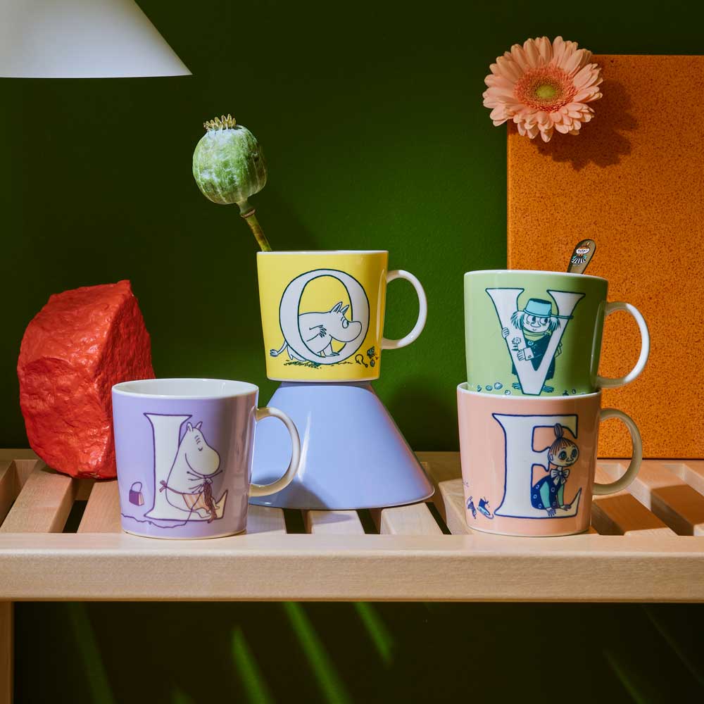 Kubek porcelanowy 400ml Muminki ABC &quot;O&quot; Moomin Arabia