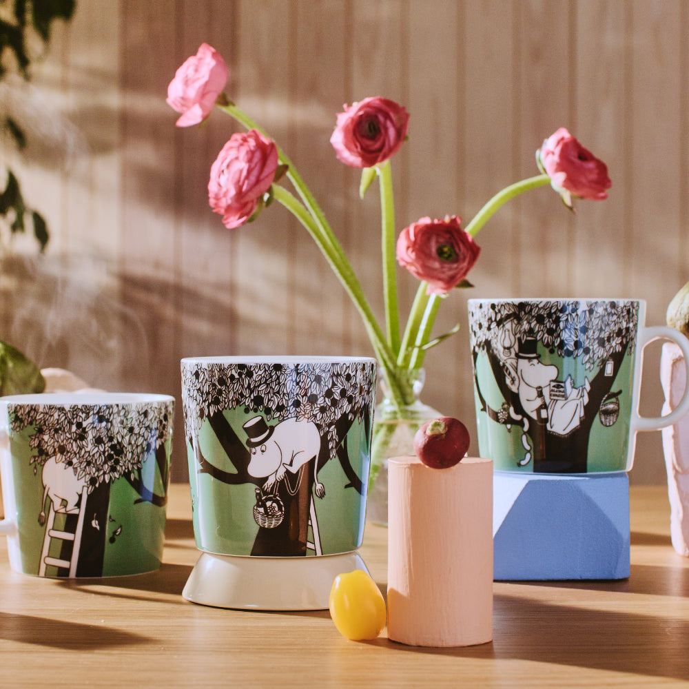 Kubek porcelanowy 400ml Tata Muminka (zielony) Moomin Arabia