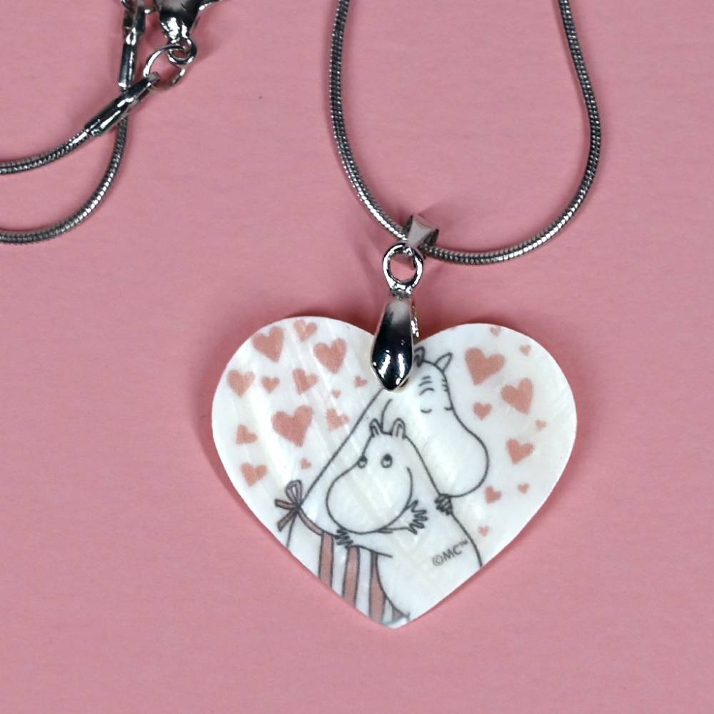 Naszyjnik Muminki Love (róż) - The Official Moomin Shop
