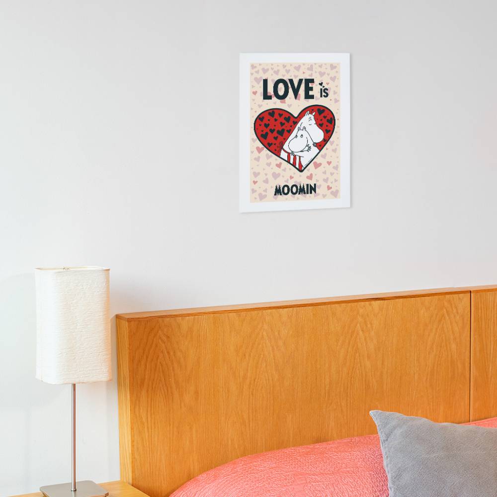 Plakat A4 Muminek i Mama Muminka- The Official Moomin Shop