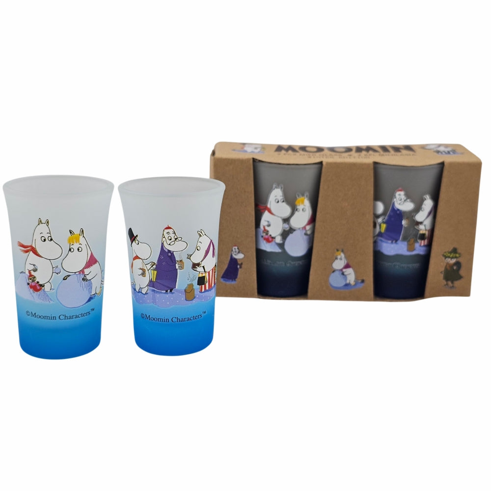Zestaw 2 kieliszków Muminki Zima TMF Trade