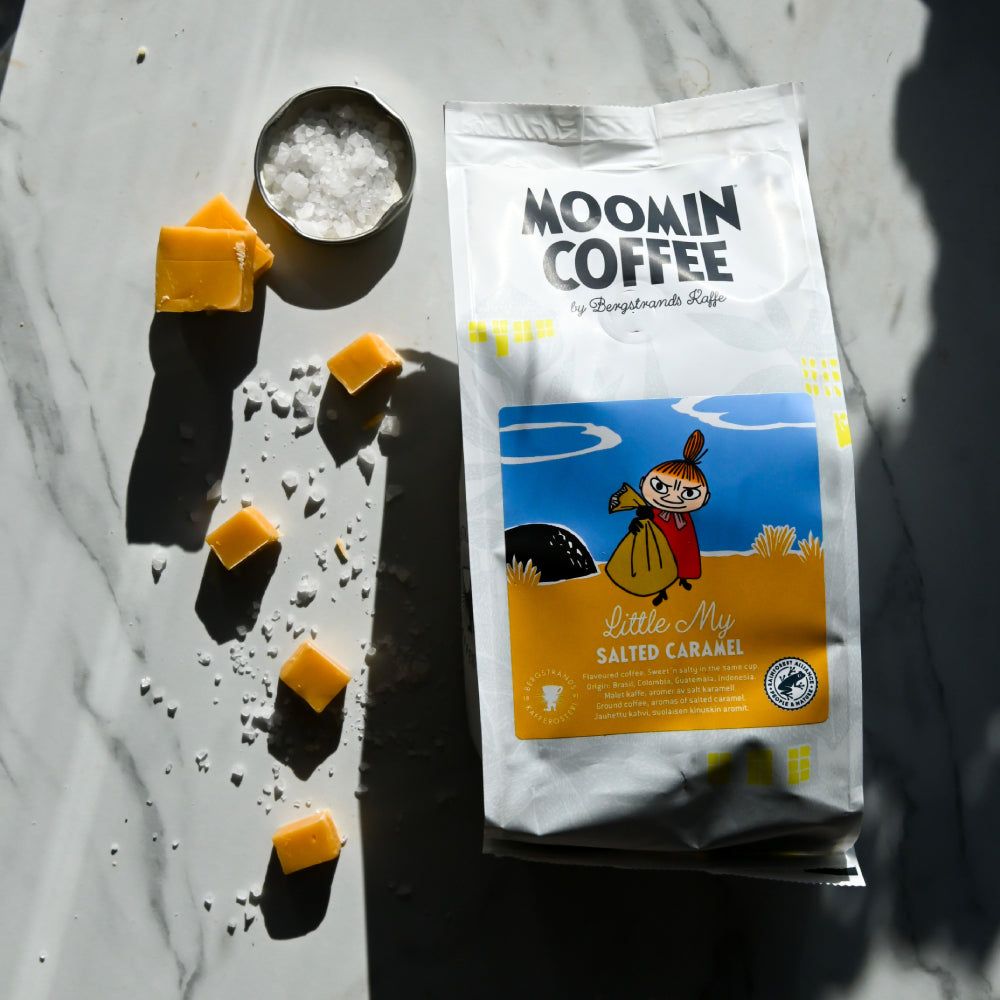Kawa mielona Moomin Coffee Mała Mi (solony karmel) 250g Bergstrands
