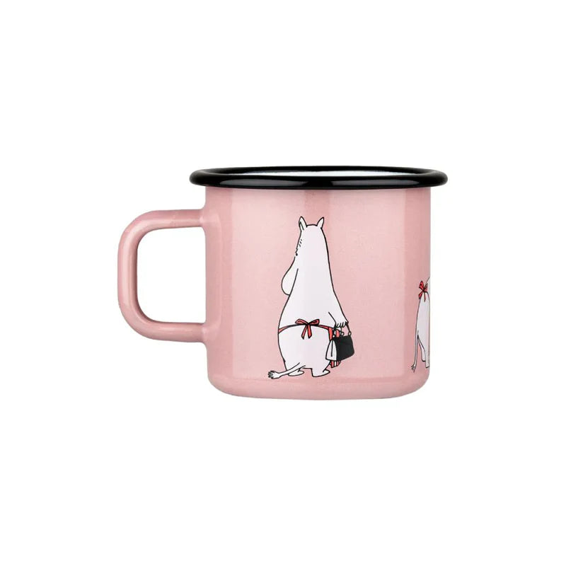 Zestaw herbata Moomin Mama Quince 100g Teministeriet i kubek emaliowany 370ml Mama Muminka Muurla
