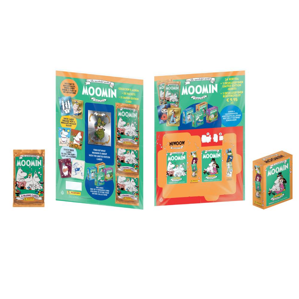 Zestaw kolekcjonerski (multipack) edycja fińska Cudowny Świat Muminków