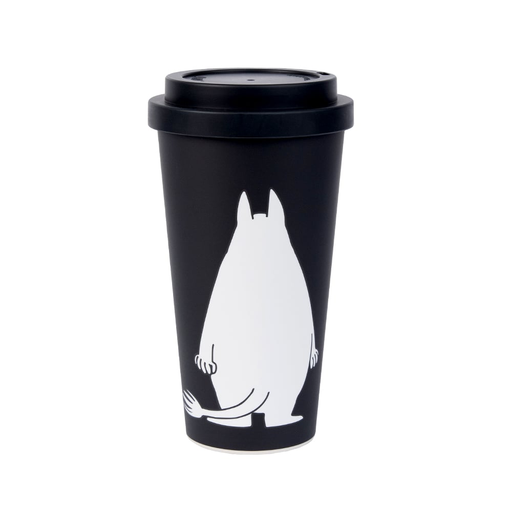Kubek 450ml Niezadowolony Muminek (czarny) Muminki Take Away NordicBuddies