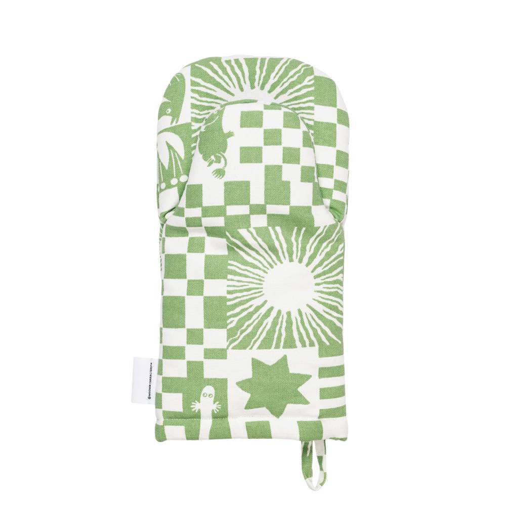 Rękawica kuchenna Muminki Garden Party 15x34cm (zielona) - Moomin Arabia