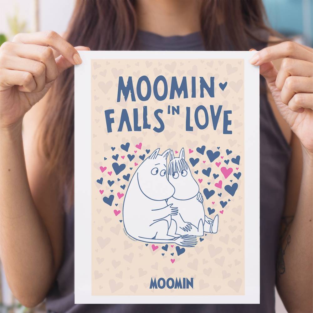 Plakat A4 Muminek i Migotka - The Official Moomin Shop