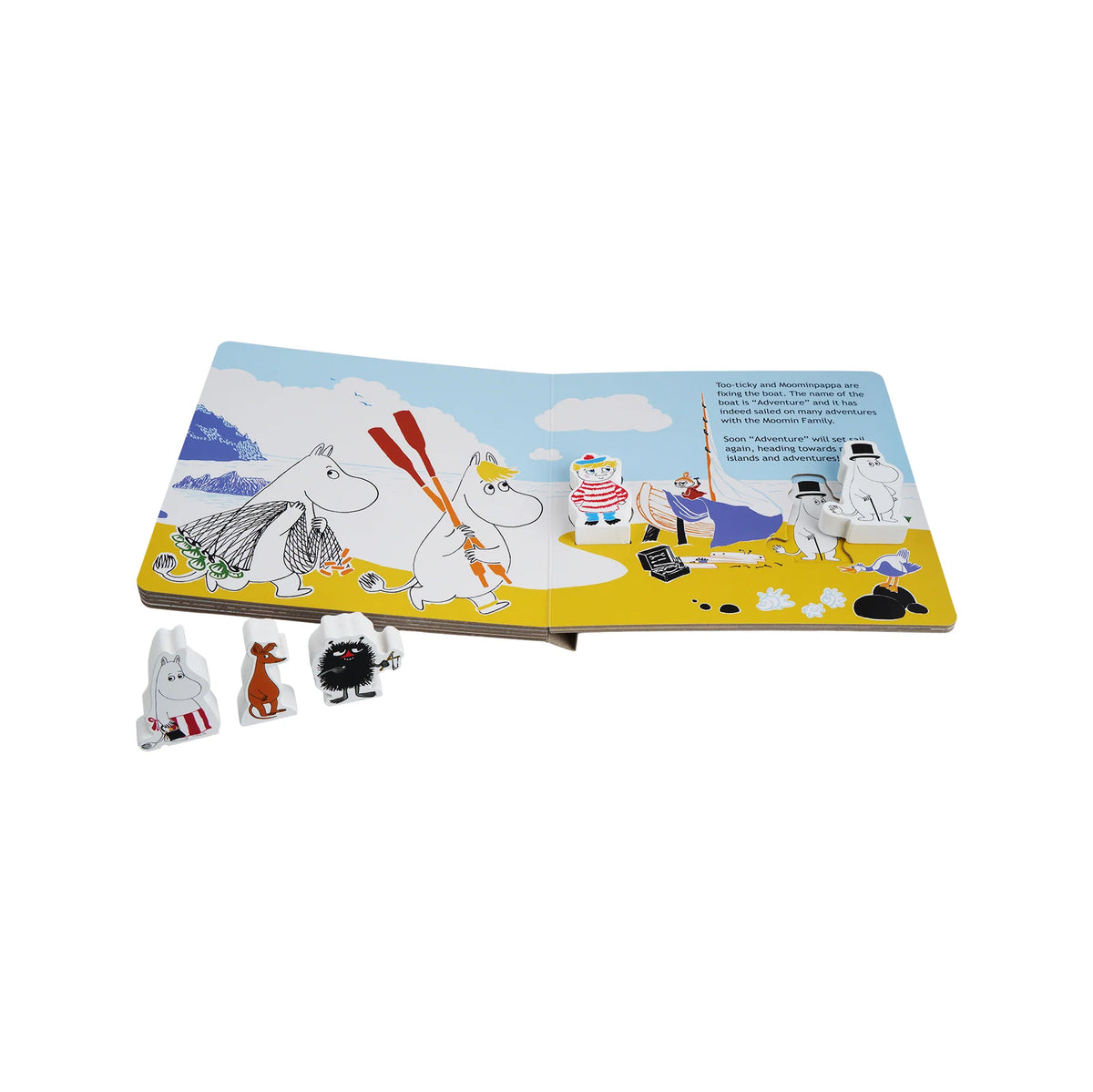 Książka z figurkami Przyjaciele Muminków (wersja angielska) BarboToys