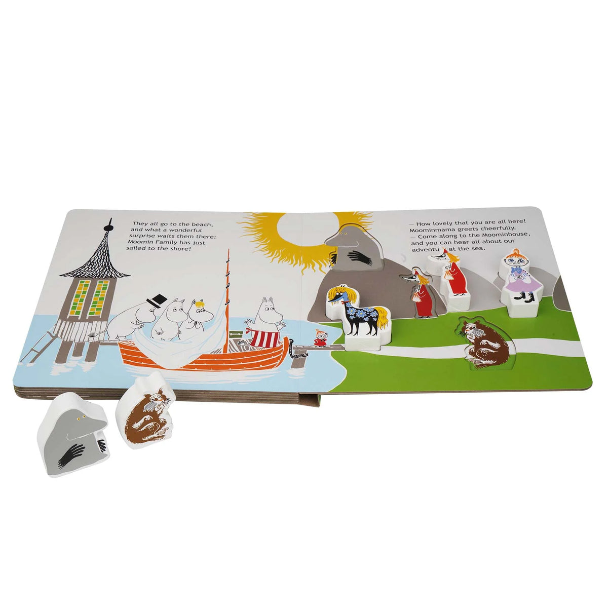 Książka z figurkami Przyjaciele Muminków (wersja angielska) BarboToys