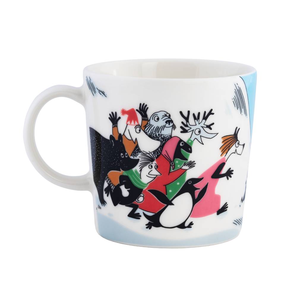 Kubek porcelanowy 300ml Zima 2024 Ski Jumping - Moomin Arabia