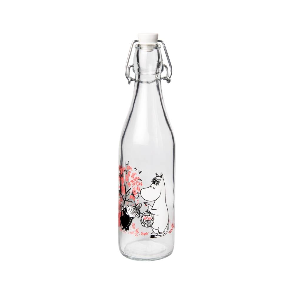 Szklana Butelka z Muminkami 500 ml Muurla