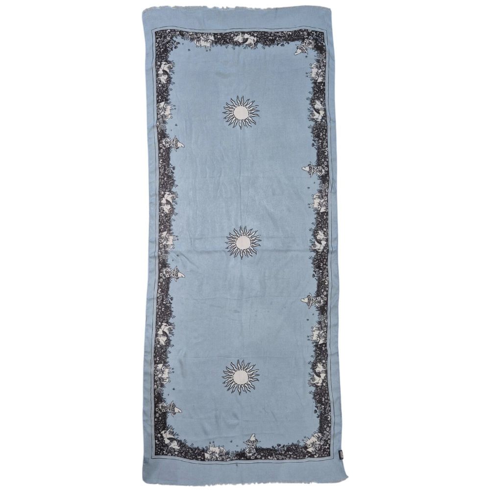 Szal 70x180 cm Muminki Letni dzień Lasessor