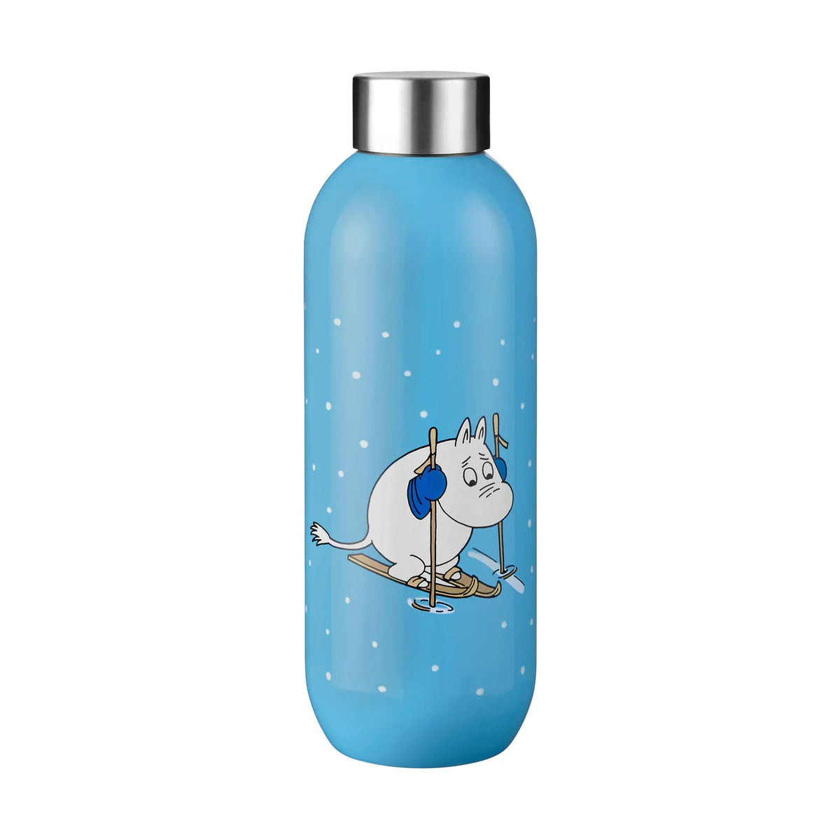 Butelka termiczna Keep Cool 0,6l Muminek na nartach - Stelton