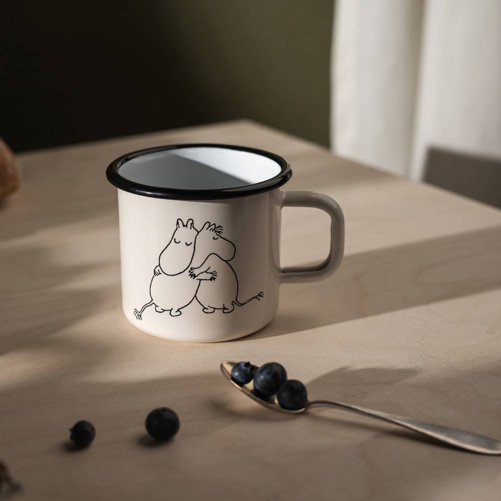 Kubek emaliowany 370ml 80-lecie Muminki Muurla