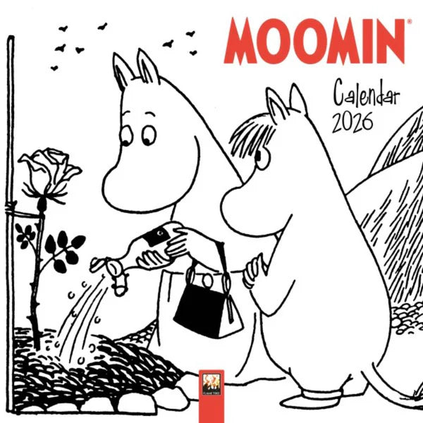 Kalendarz ścienny mini 2026 Muminki Flame Tree Publishing