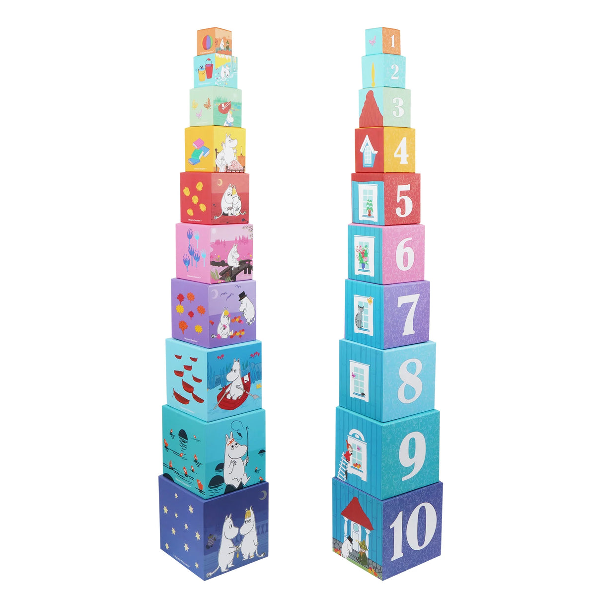 Kostki do układania (10szt) Muminki - Barbo Toys