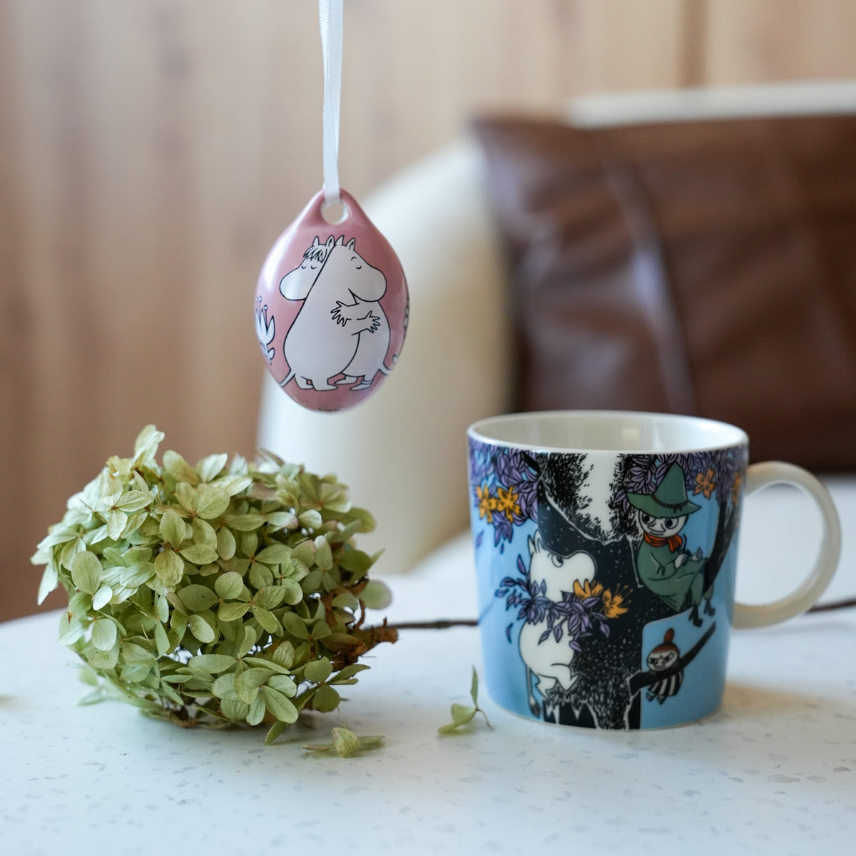 Zestaw porcelanowy (kubek, jajko wielkanocne) Muminki Friends Forever Moomin Arabia