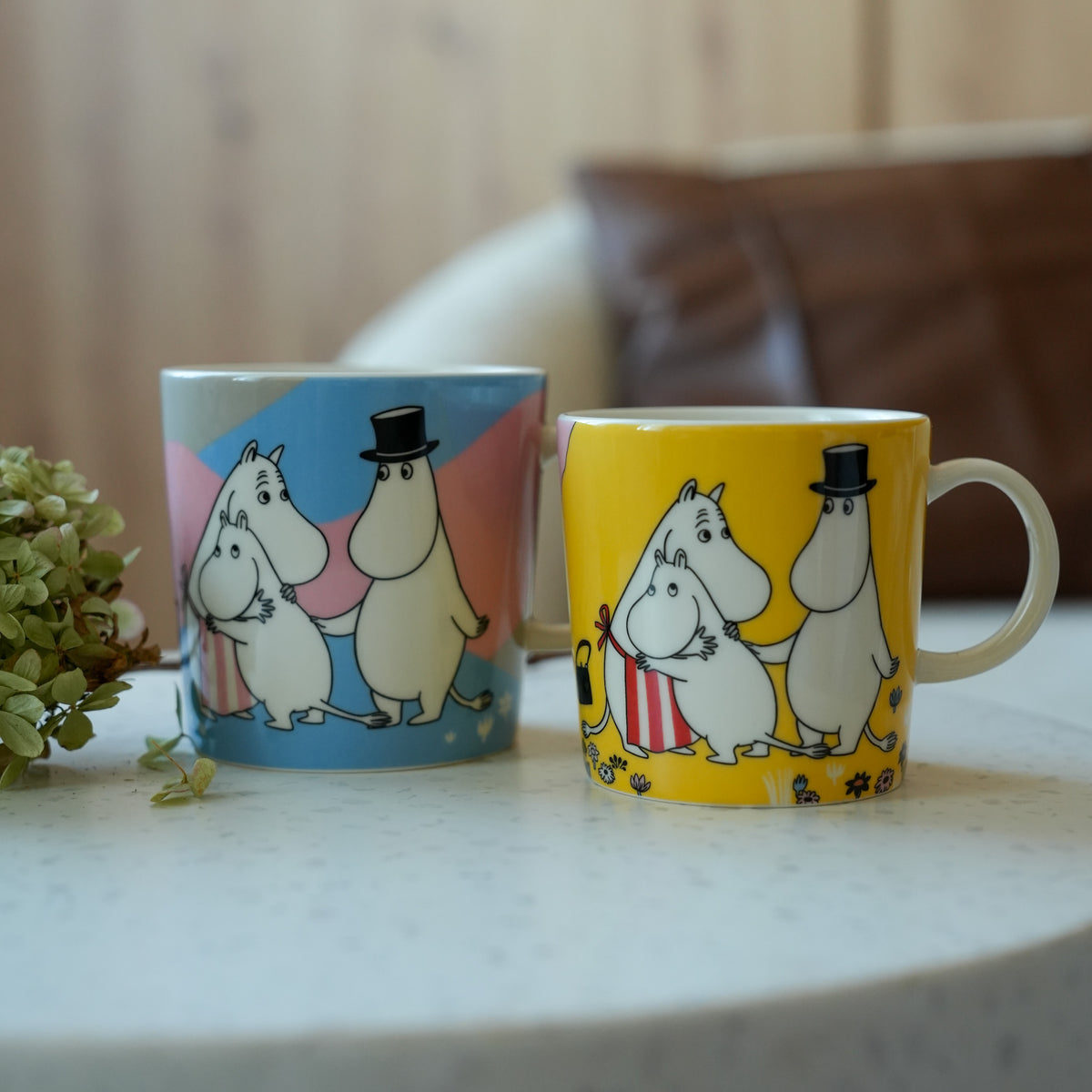 Zestaw 2 szt. kubków porcelanowych Home at last & Family time - Moomin Arabia