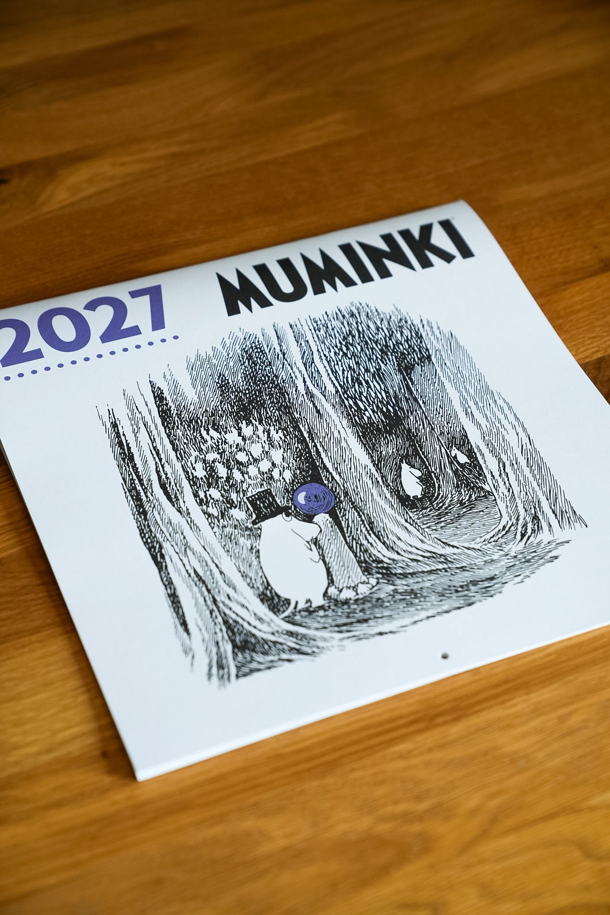 Kalendarz ścienny 30x30cm 2027 Muminki (wersja Polska) Putinki