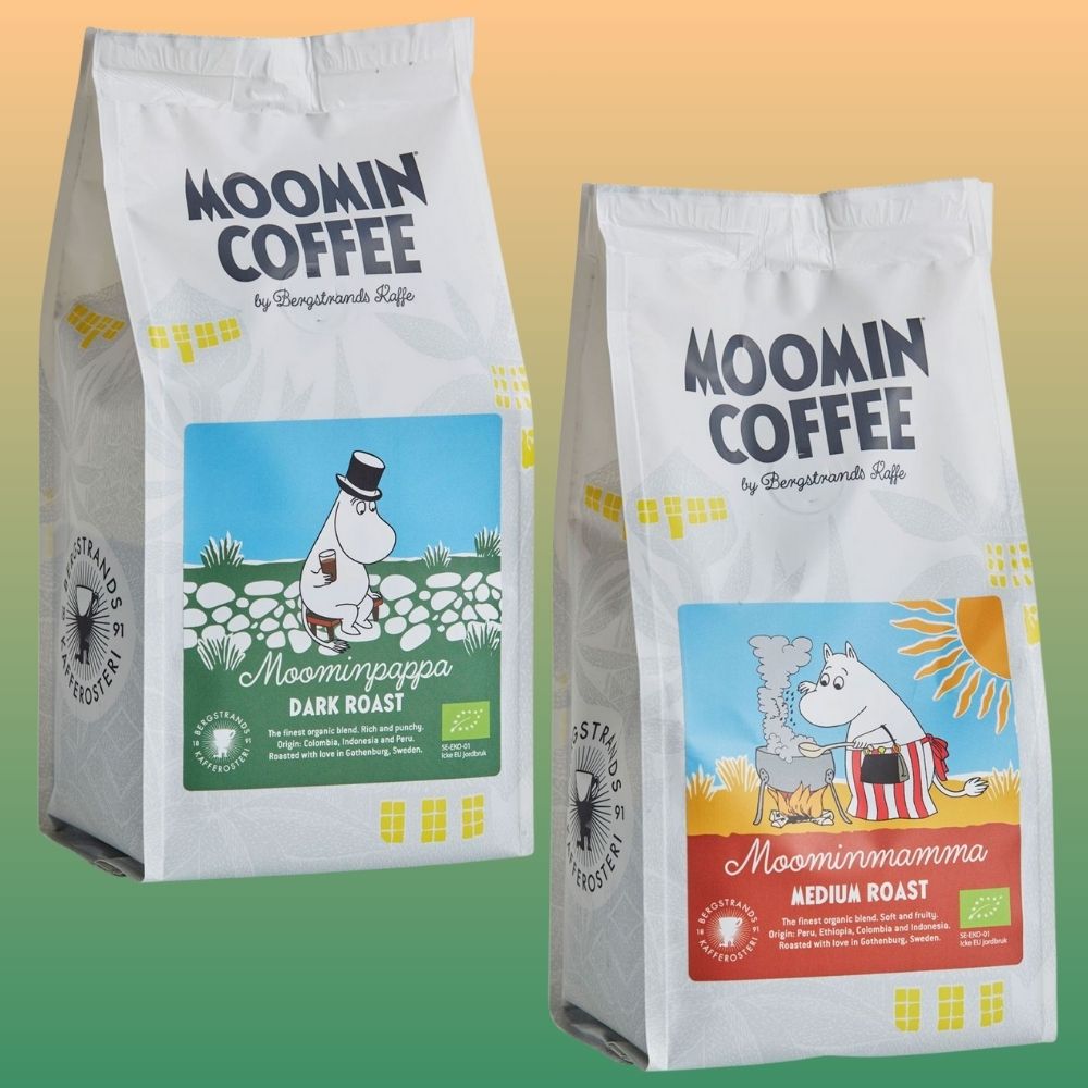 Zestaw 2 kaw Mama i Tata Muminka (kawa mielona) Teministeriet